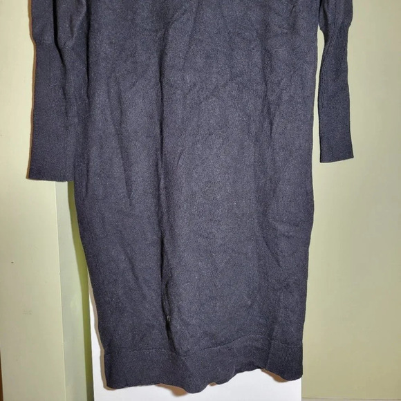 Aritzia Wilfred sweater dress wool Cyprie Dress Mock-neck With Slit Black XS - Picture 9 of 13
